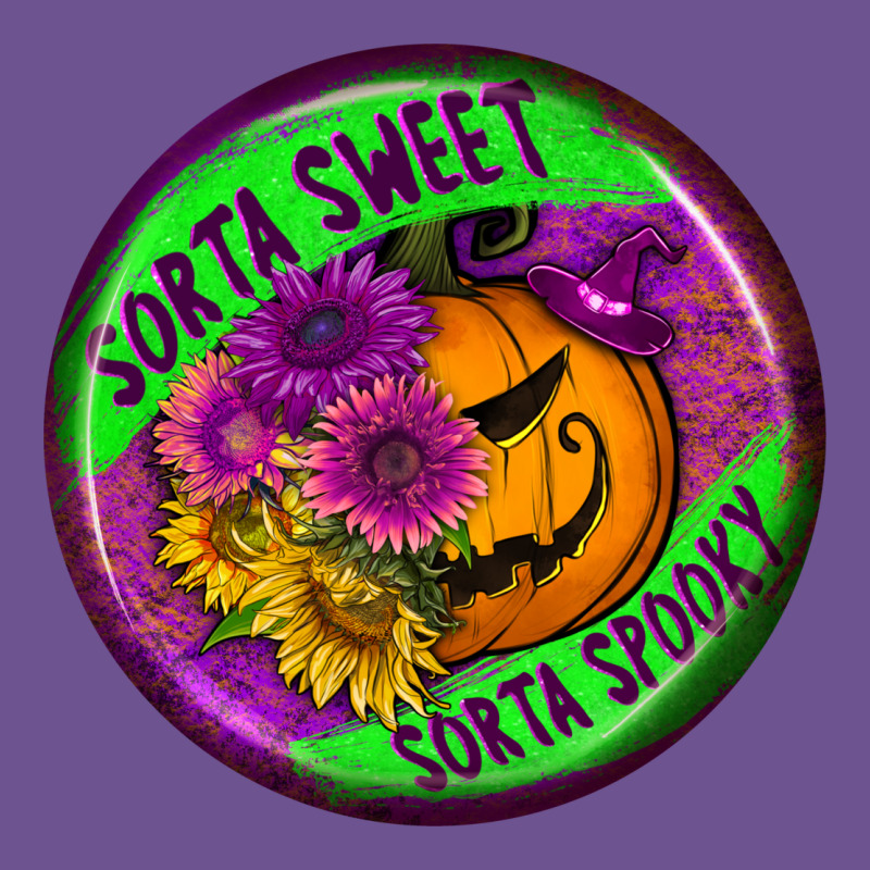 Halloween Round Earrings Vintage Tee by BundleAndBundleShop | Teevron