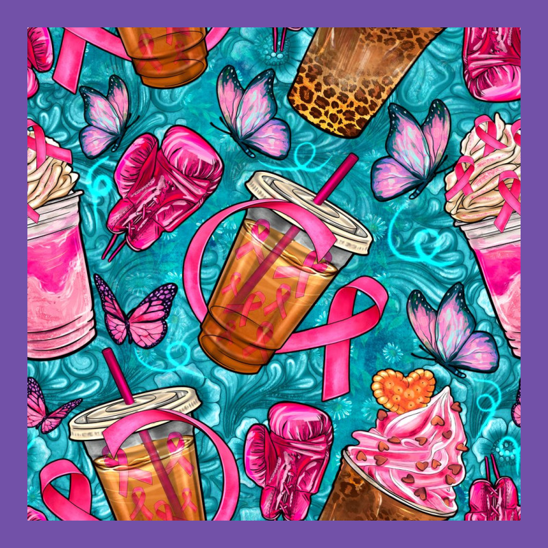 Breast Cancer Coffee Cups With Butterfly Seamless Pattern Bbs Premium Sweatshirt by BundleAndBundleShop | Teevron