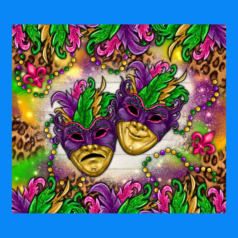 Mardi Gras Masks Tumbler Zipper Hoodie by HowdyJamesFarm | Teevron