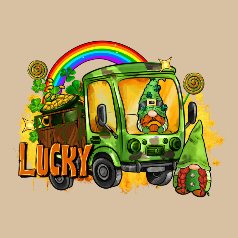 Lucky Gnomes Truck St. Patrick's Day Heavyweight Hoodie by FaDigitalArtStudio | Teevron
