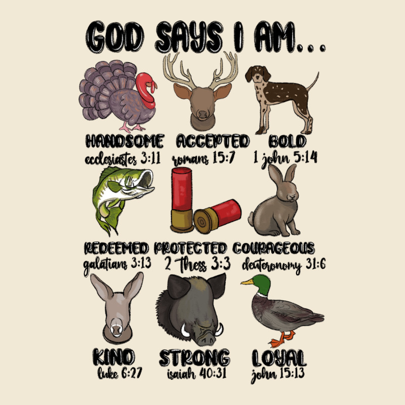God Says I Am Hunting Premium Tee by MaliasSmallBusiness | Teevron