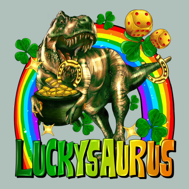Luckysaurus St. Patricks Day Heavyweight Hoodie by FaDigitalArtStudio | Teevron