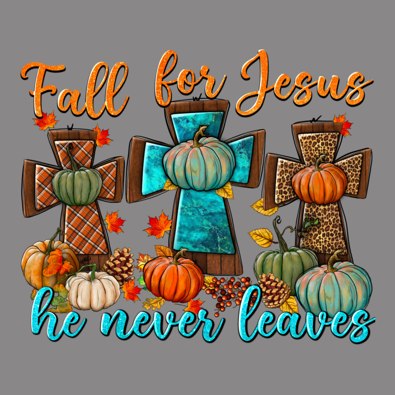 Fall For Jesus He Never Leaves Vintage Tee by BundleAndBundleShop | Teevron