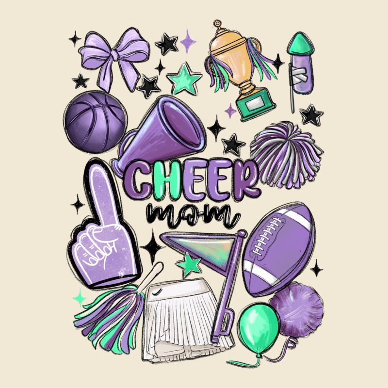 Cheer Mom Premium Tee by MaliasSmallBusiness | Teevron