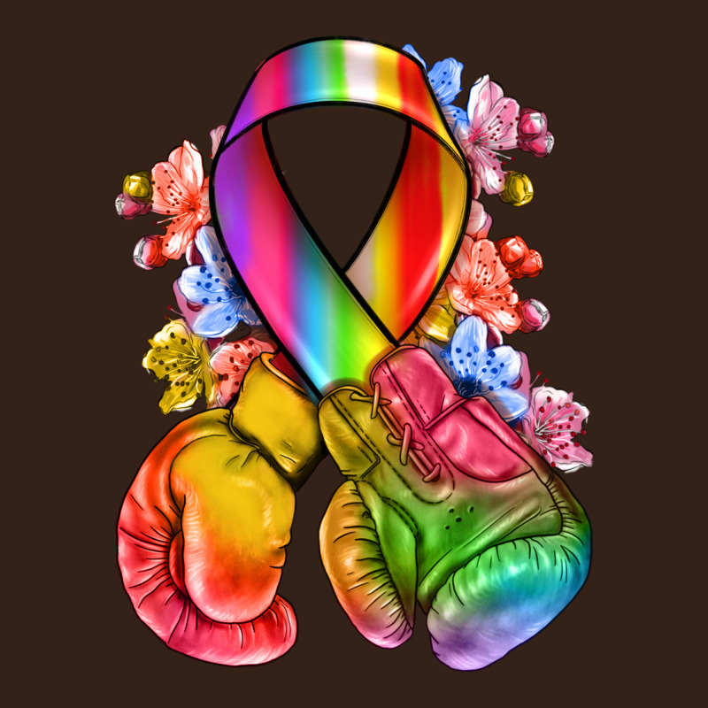 All Color Ribbon With Boxing Gloves Heavy Core Tee by NancyCooperArtShop | Teevron