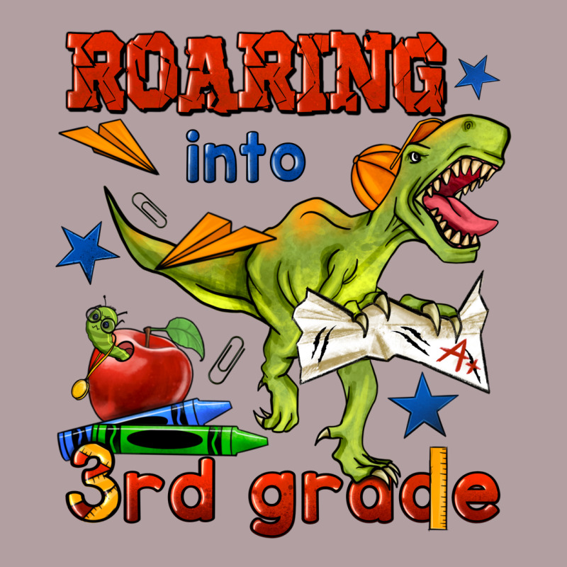 Roaring Into 3rd Grade Vintage Hoodie by BundleAndBundleShop | Teevron