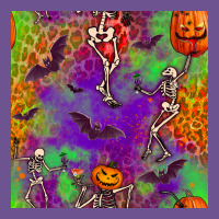 Halloween Party Seamless Pattern Vintage Tee | Teevron