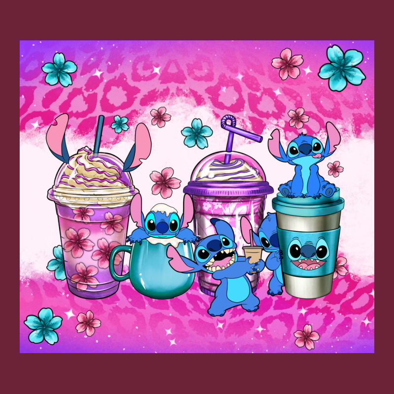 Stitch Coffee Cups Long Sleeve Tee by Jasminsmagicworld | Teevron