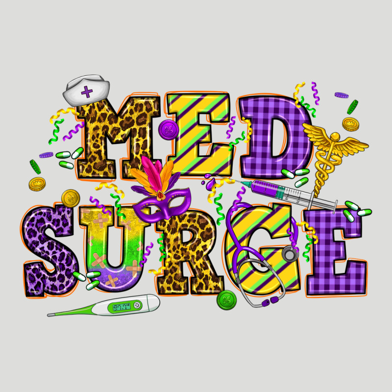 Mardi Gras Med Surge Zipper Hoodie by HowdyJamesFarm | Teevron