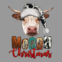 Merry Christmas Hereford Cow Vintage Hoodie | Teevron
