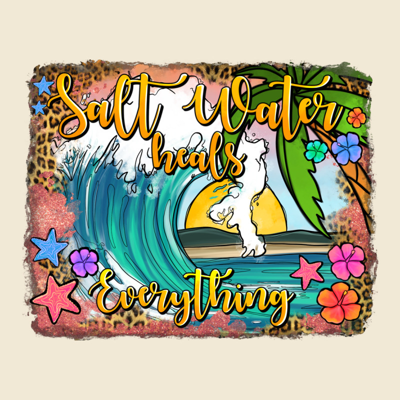 Salt Water Heals Everything Ladies Tee by Jasminsmagicworld | Teevron