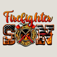 American Flag Firefighter Son Heavy Core Tee | Teevron
