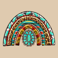 Western Rainbow With Leopard And Gemstone Heavyweight Sweatshirt | Teevron