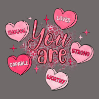 You Are Enough Valentines Day Urban Heavy Tee | Teevron