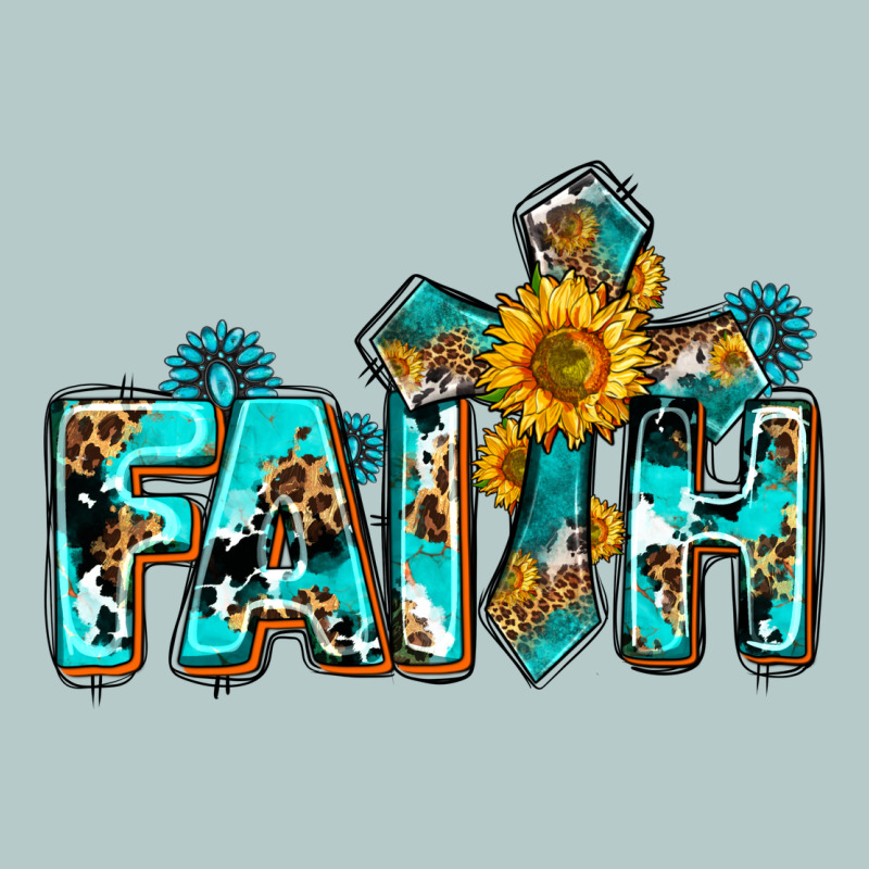 Faith With Cross Ado Heavy Core Tee by AdoDesignShop | Teevron