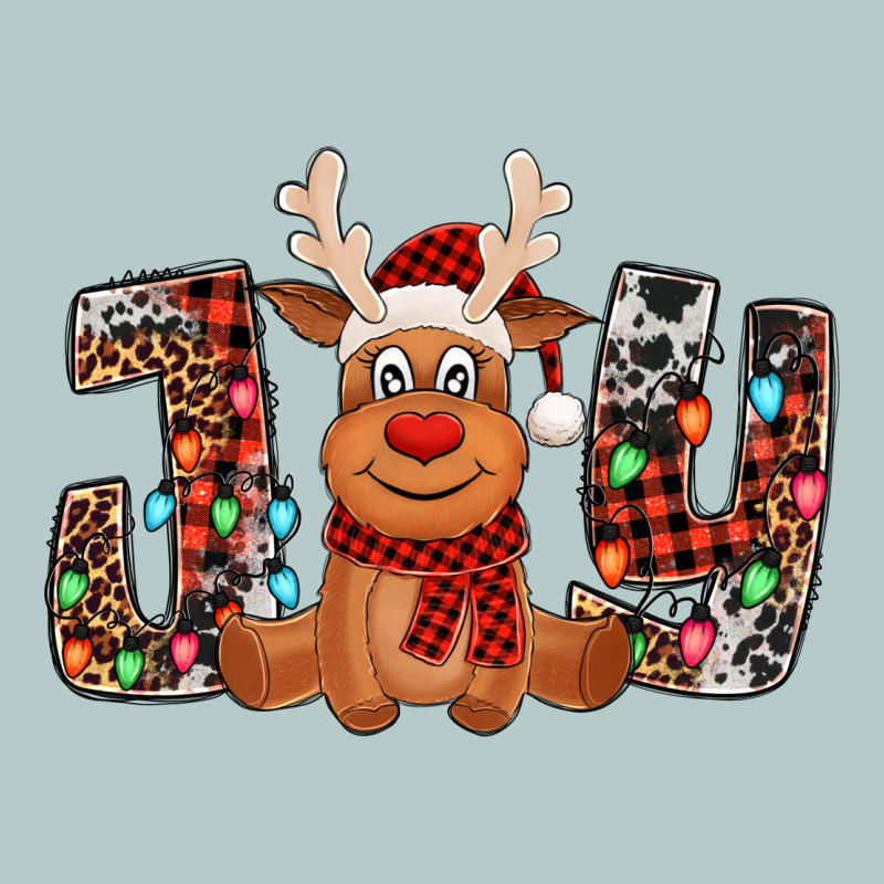 Joy Christmas Reindeer Heavy Core Tee by Jasminsmagicworld | Teevron