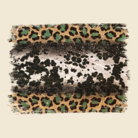 Leopard Cowhide Pattern Background Ladies Tee | Teevron