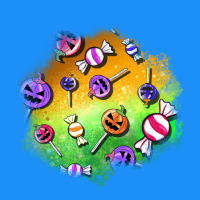Halloween Candy Patches Classic Tee | Teevron
