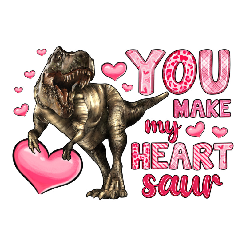 You Make My Heart Saur Urban Heavy Tee by LillyAllenDesigns | Teevron