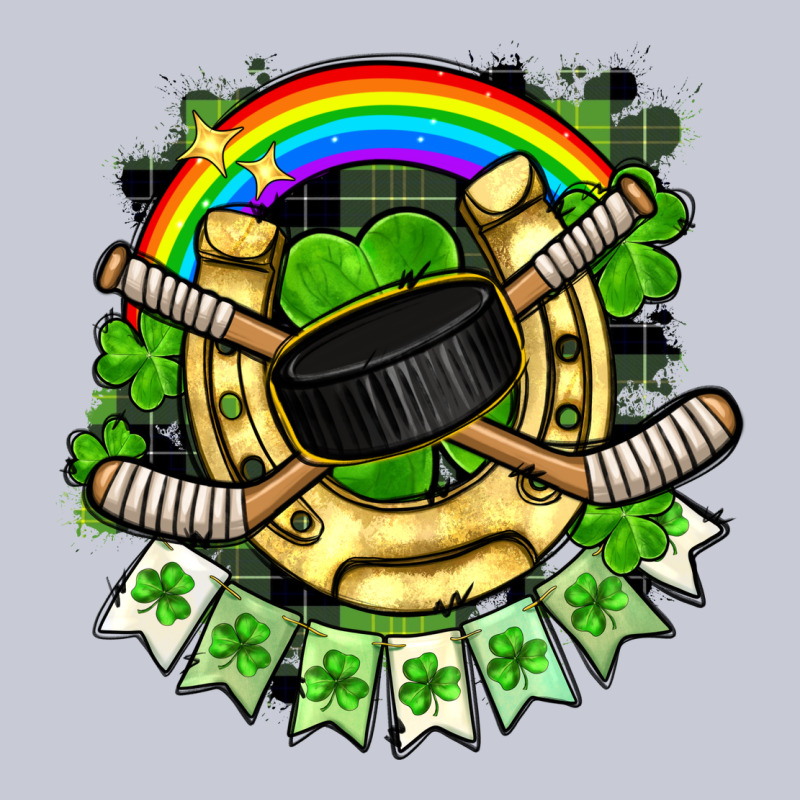 St. Patrick's Day Hockey Heavyweight Hoodie by FaDigitalArtStudio | Teevron