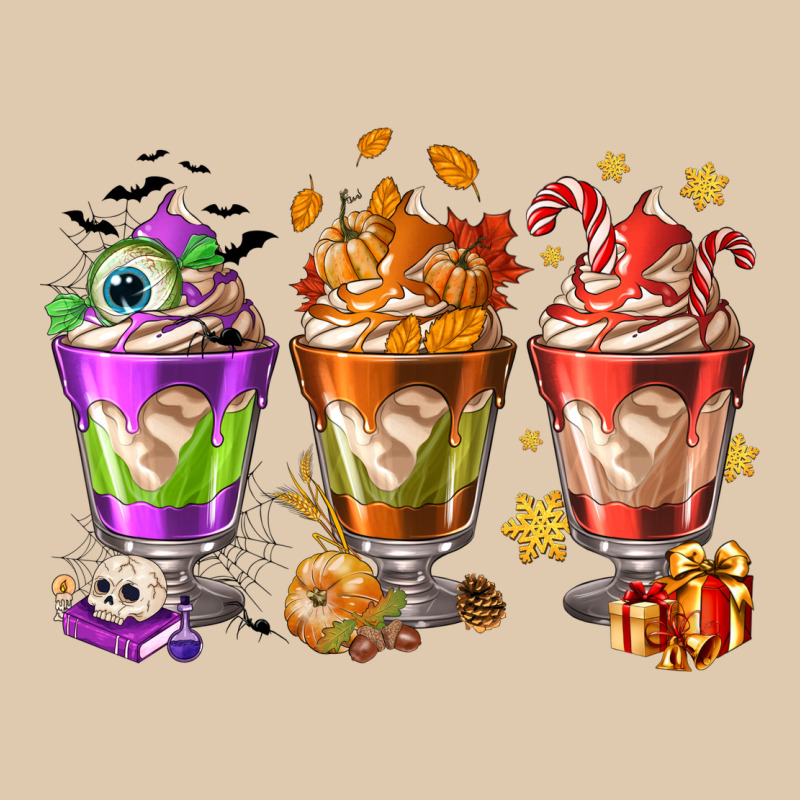Hallothanksmas Coffee Cups Heavyweight Sweatshirt by NancyCooperArtShop | Teevron