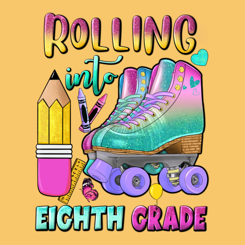 Rolling Into Eighth Grade Vintage Hoodie by BundleAndBundleShop | Teevron