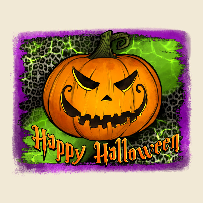 Happy Halloween Pumpkin Ladies Tee by Jasminsmagicworld | Teevron