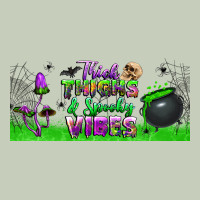 Thick Thighs And Spooky Vibes Libbey Glass Classic Tee | Teevron