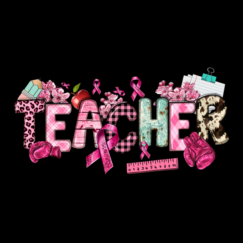 Cancer Awareness Teacher Heavy Core Tee by NancyCooperArtShop | Teevron