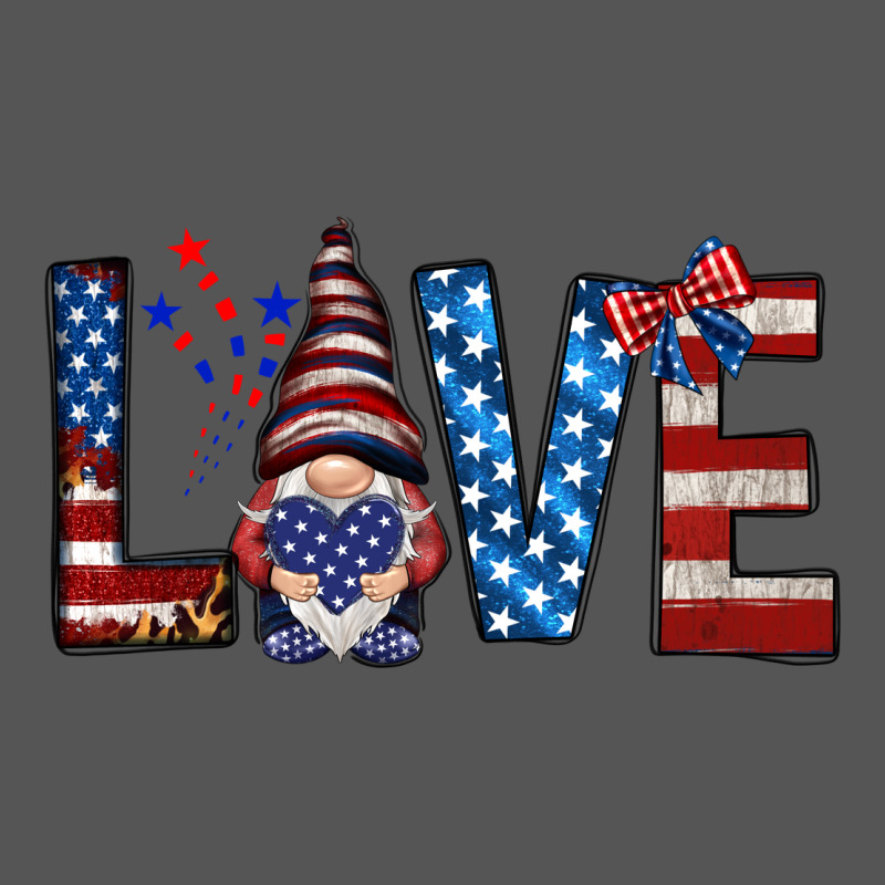4th Of July Love Gnome Zipper Hoodie by HowdyJamesFarm | Teevron
