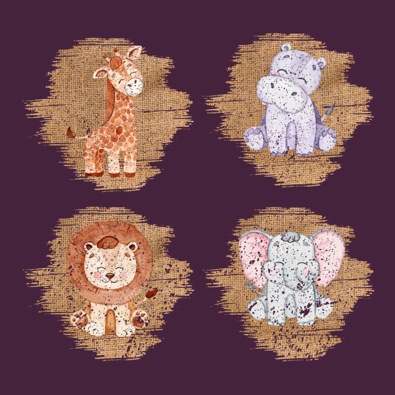Safari Baby Animal Clipart Long Sleeve Tee by Bettercallsaul | Teevron