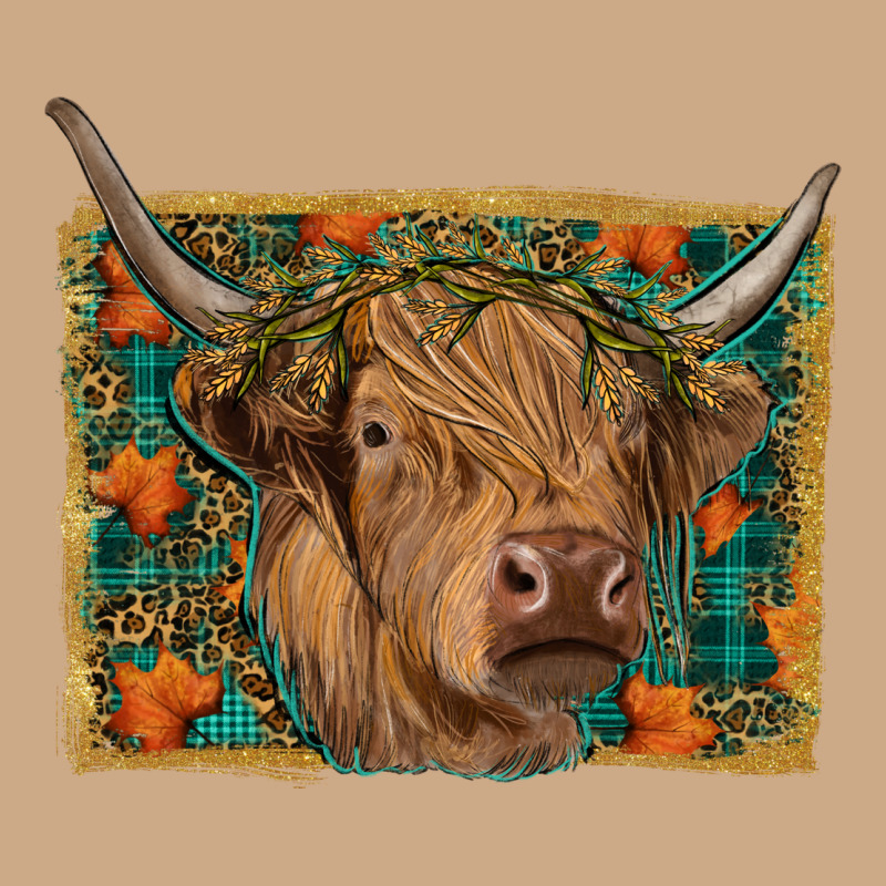 Highland Cow Fall Vintage Hoodie by RanaPortraitStore | Teevron