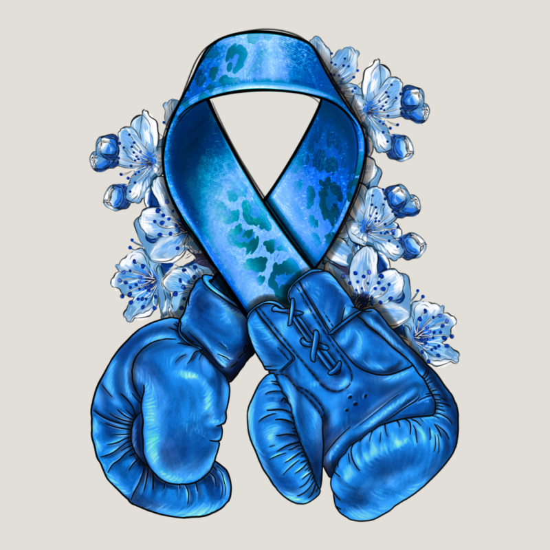 Blueribbon With Boxing Gloves Heavy Core Tee by NancyCooperArtShop | Teevron