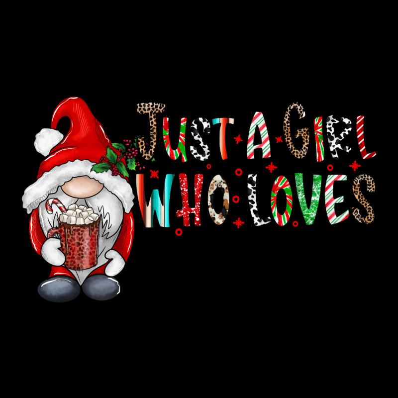 Just A Girk Who Loves Christmas Urban Hoodie by CowhideDigitalArt | Teevron