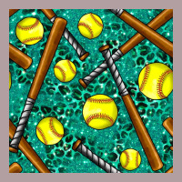 Softball Bat With Leopard And Glitter Seamless Pattern Vintage Hoodie | Teevron
