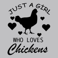 Just A Girl Who Love Chickens Long Sleeve Tee | Teevron