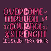 Overcome Through Courage Strength  Malia Premium Tee | Teevron