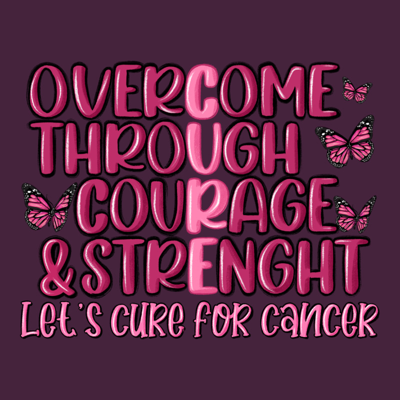 Overcome Through Courage Strength  Malia Premium Tee by MaliasSmallBusiness | Teevron