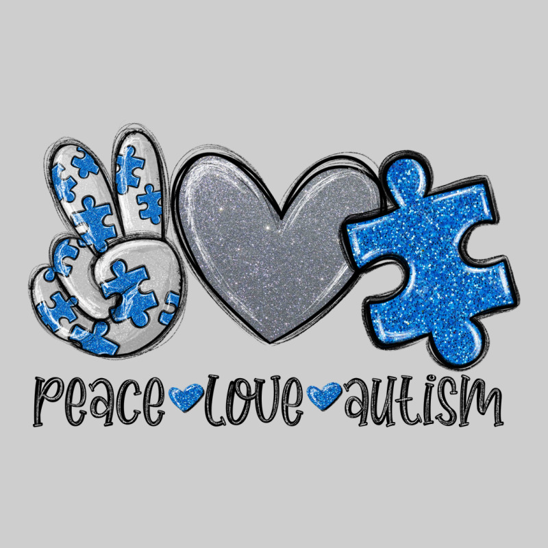 Peace Love Autism Premium Tee by MaliasSmallBusiness | Teevron