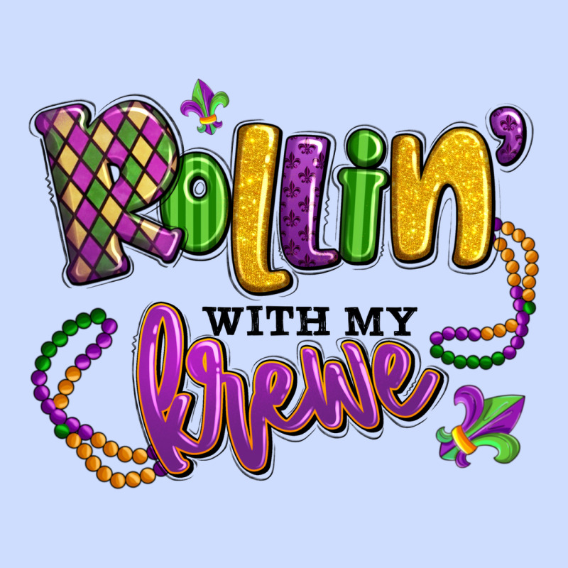 Rollin' With My Krewe Mardi Gras Urban Heavy Tee by LillyAllenDesigns | Teevron