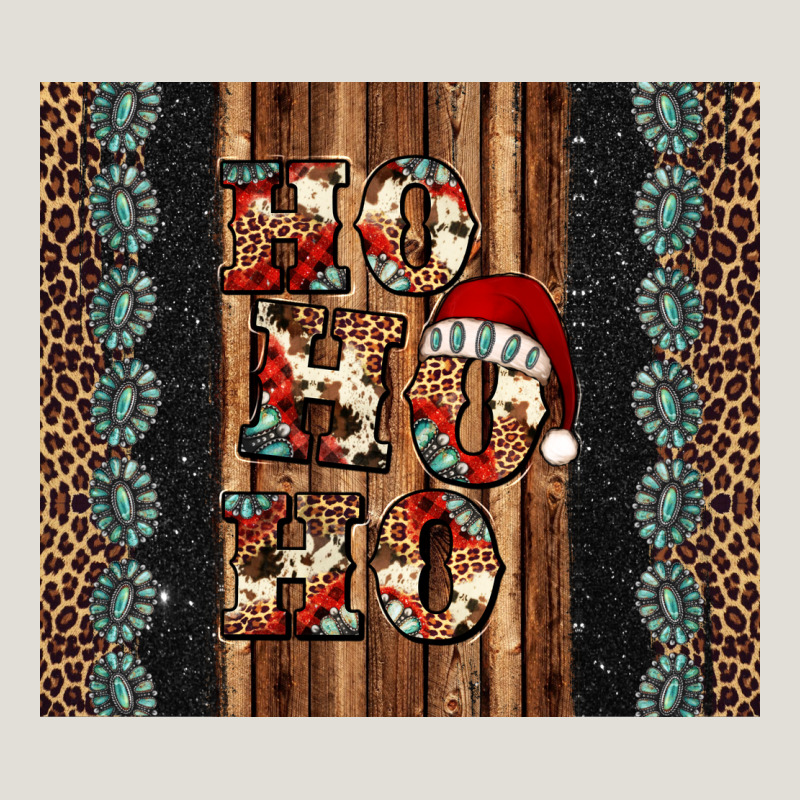 Ho Ho Ho Western Christmas Heavy Core Tee by Jasminsmagicworld | Teevron