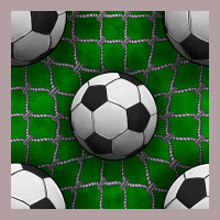 Soccer Ball With Goal Nets Seamless Pattern Vintage Hoodie | Teevron