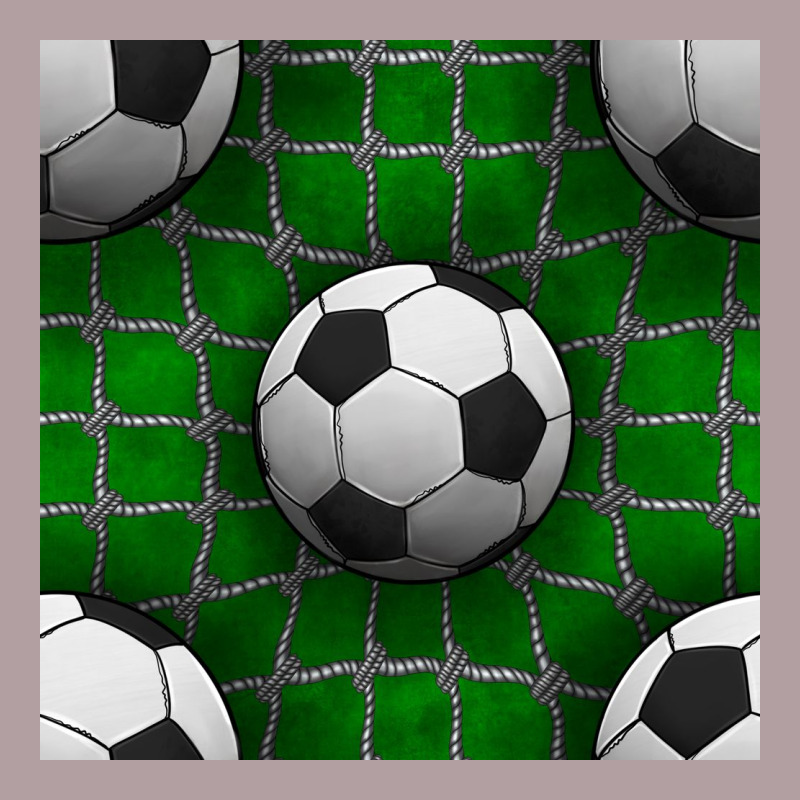 Soccer Ball With Goal Nets Seamless Pattern Vintage Hoodie by BundleAndBundleShop | Teevron