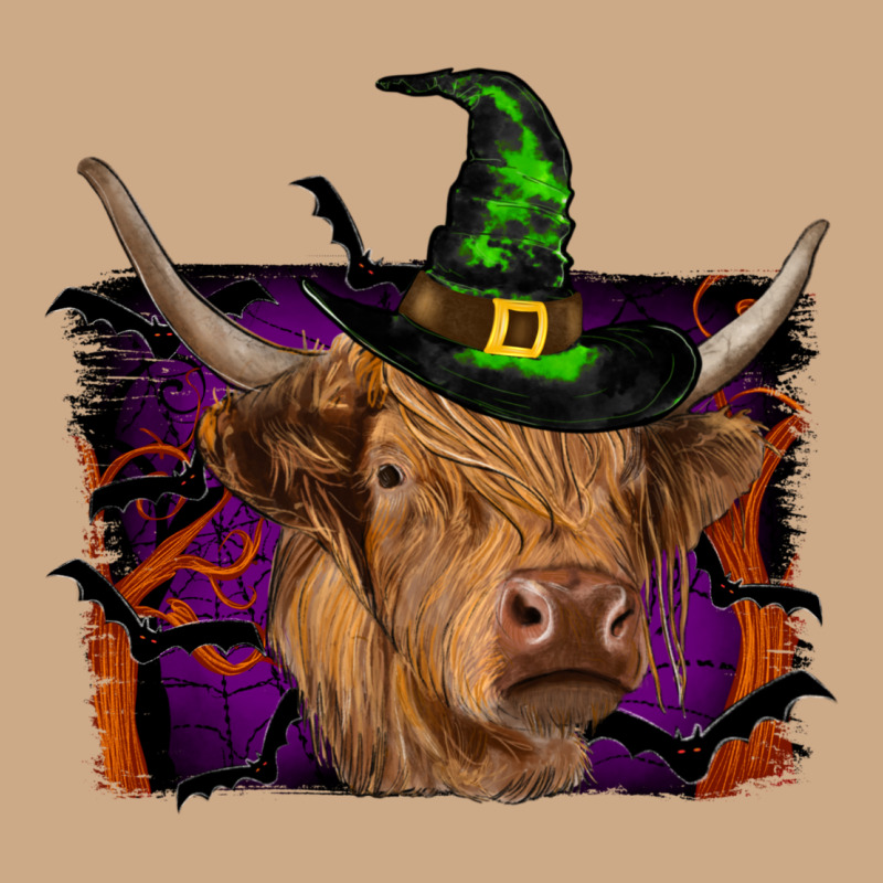 Highland Cow Halloween Vintage Hoodie by RanaPortraitStore | Teevron