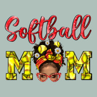 Softball Mom  And Afro Messybun Mom Bbs Heavyweight Hoodie | Teevron