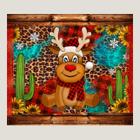 Western Christmas Reindeer Heavy Core Tee | Teevron