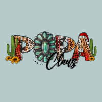 Western Christmas Papa Claus Sunflowers And Cactus Heavy Core Tee | Teevron