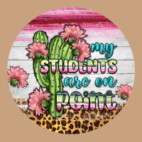 My Students Are On Point Round Earring Vintage Tee | Teevron