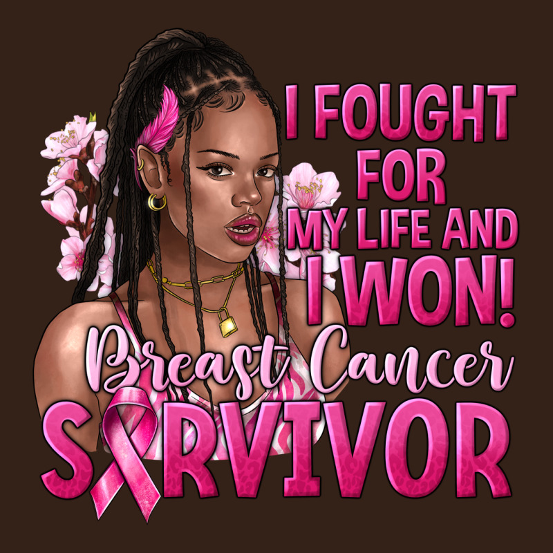 I Fought For My Life And I Won Afro Woman Heavy Core Tee by NancyCooperArtShop | Teevron