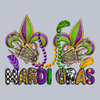 Mardi Gras Skeleton Hands  Fleur De Lis Premium Hoodie | Teevron